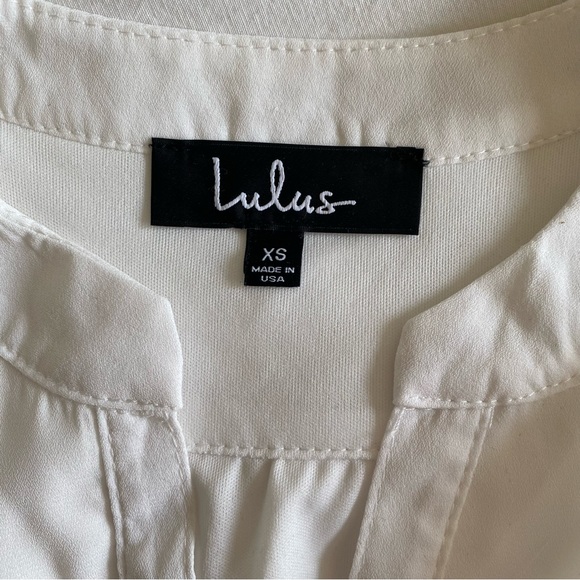 Lulus high Line White Shift Dress - XS - Picture 7 of 10